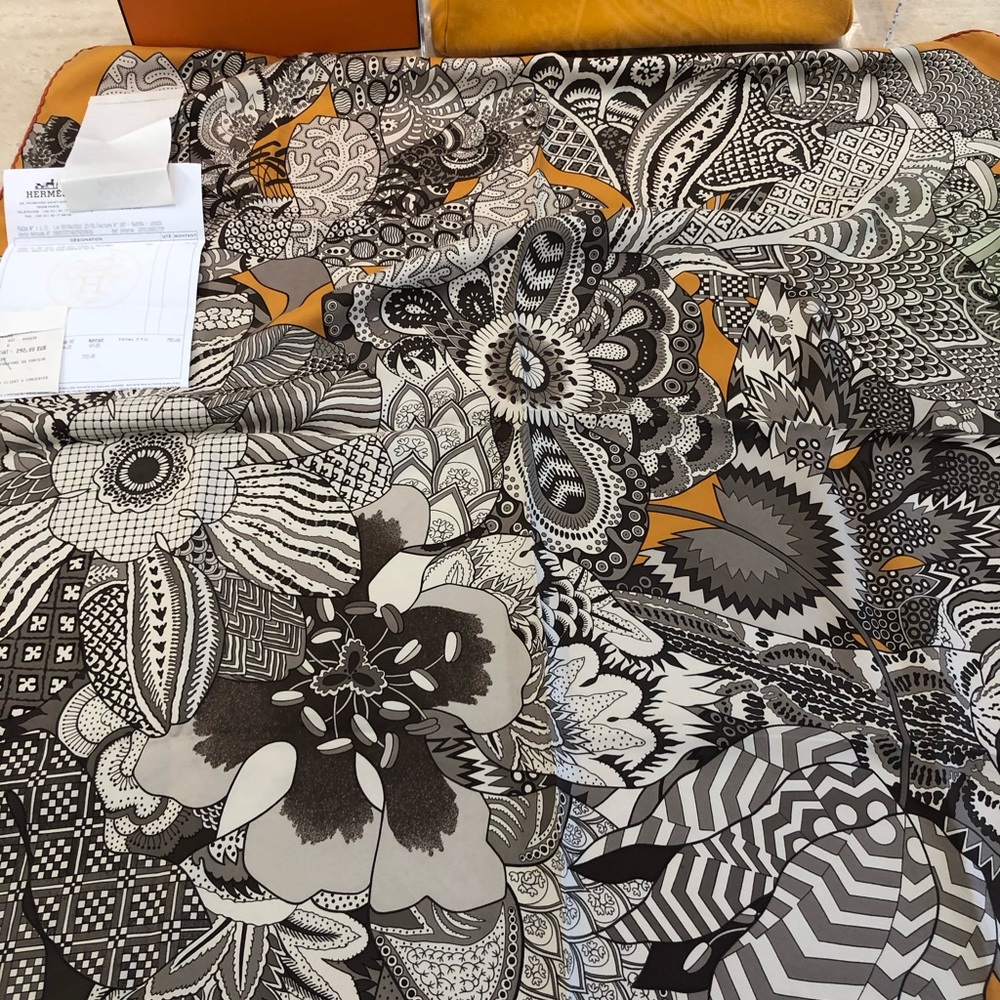 Hermès silk scarf
